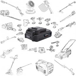 Power G et Yard Force CR20 : synergie des marques, batterie et chargeur compatible !