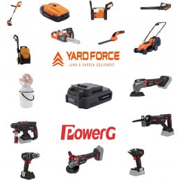 Starter pack 20 V : batterie 4Ah et chargeur - Power G/Yard Force AL C40BN - Yard Force - Chargeur de batterie - Jardin Affaires