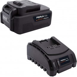 Starter pack 20V : batterie 4Ah et chargeur - Power G/Yard Force AL C40BN - YARD FORCE - Chargeur de batterie - Jardin Affaires