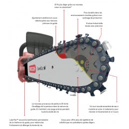 Guide de tronçonneuse Oregon VersaCut 3/8", jauge 1,6 mm - 50 cm - 203VXLHD025