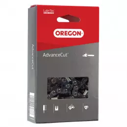 Chaîne de tronçonneuse Oregon AdvanceCut, pas 3/8", jauge 1,1 mm - 40 ou 52 maillons - 90PX040E / 90PX052E - OREGON - Chaîne pou