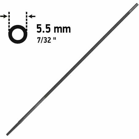 Limas redondas de 5,5 mm por caja de 12 para cadenas de paso de 3/8" y 0,404" - Oregon 70502
