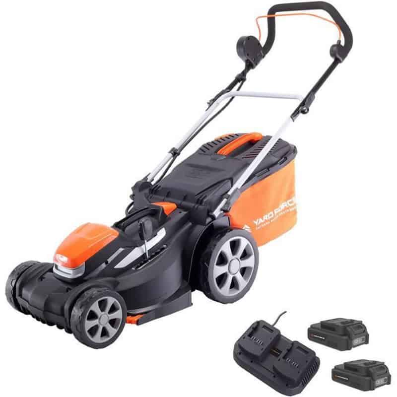 Yard Force LMC37 Roterende Accu Grasmaaier met 2 20V Accu's en Oplader Yard Force LMC37 Roterende Accu Grasmaaier met 2 20V Accu's en Oplader