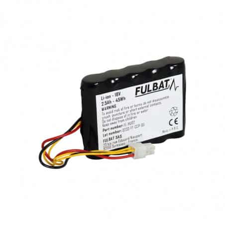 BATTERIE 18V 2.5Ah POUR ROBOT TONDEUSE FULBAT FLHU02 - FULBAT - Batterie - Jardin Affaires