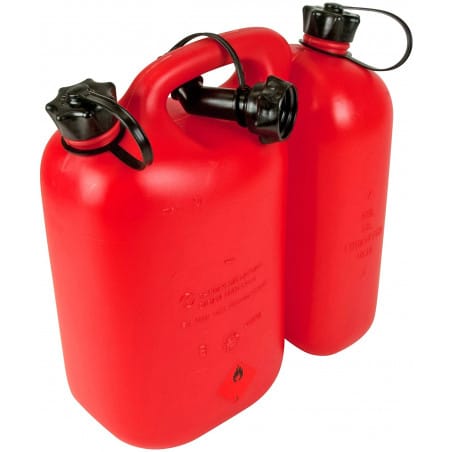 Bidón doble compartimento 5 L + 3 L rojo - OREGON 562407 - OREGON - Jerrican - Jardinaffaires 