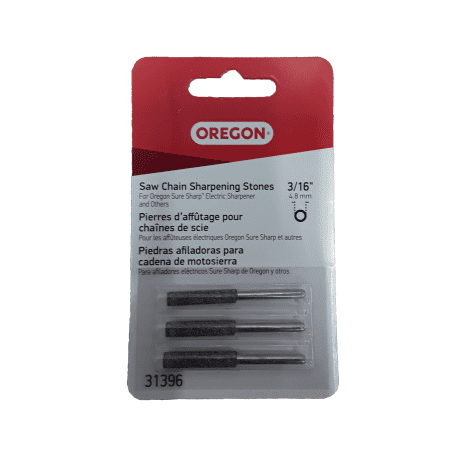 Lot de 3 pierres à aiguiser non filetées pour tronçonneuse 3/16" - OREGON 31396 - OREGON - Tailler et Couper - Jardin Affaires 