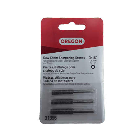 Lot de 3 pierres à aiguiser non filetées pour tronçonneuse 3/16" - OREGON 31396 - OREGON - Affûtage & nettoyage - Jardin Affaire
