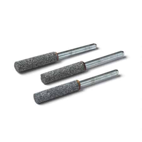 Lot de 3 pierres à aiguiser non filetées pour tronçonneuse 7/32 po - OREGON 31398