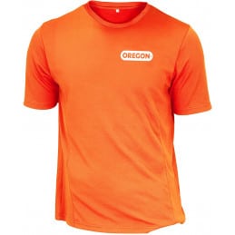 Leichtes, orangefarbenes Cooldry®-T-Shirt von M bis XL – OREGON 295480 – OREGON – Warnschutzkleidung – Garden Business 