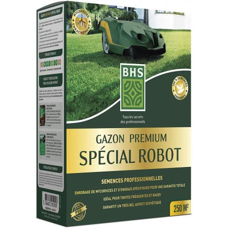 Gazon premium spécial robot GPSR25  BHS - BHS - Semence - Jardin Affaires