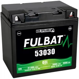 Batterie Fulbat 53030 GEL - 12V - 31.6Ah - 20h - FULBAT - Batterie et pile - Jardin Affaires 
