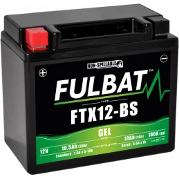 Batterie FTX12-BS GEL Fulbat 550922 12V et 10.5Ah - FULBAT - Batterie et pile - Jardin Affaires 