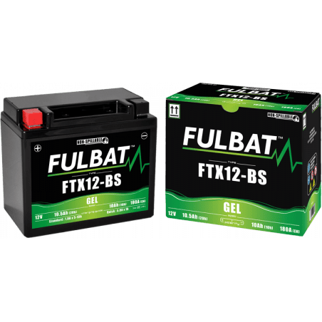 Batterie FTX12-BS GEL Fulbat 550922 12V et 10.5Ah