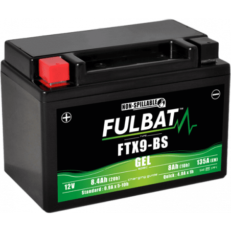 Bateria FTX9-BS GEL Fulbat 550921 12V e 8,4Ah