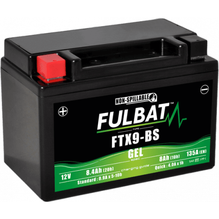 Batería FTX9-BS GEL Fulbat 550921 12V y 8,4Ah - FULBAT - Pilas y acumuladores - Jardinaffaires 