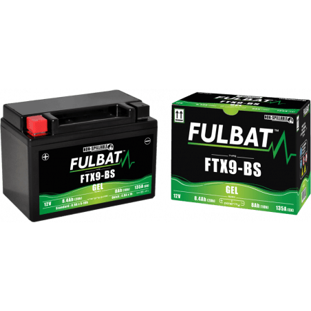 Bateria FTX9-BS GEL Fulbat 550921 12V e 8,4Ah