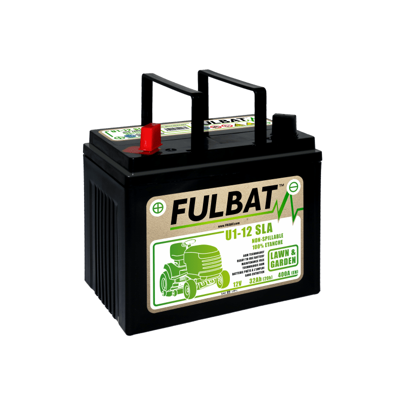 Bateria impermeável U1-12 SLA 32 Ah 12V, pronta para uso com cabos FULBAT