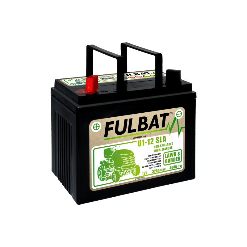 Batterie U1-12 SLA 32 Ah 12V étanche, prête à l'emploi avec poignées FULBAT