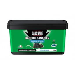 Raticide Canadien Caussade CARPT720 forte infestation 720G - CAUSSADE - Pièges anti-nuisibles - Jardin Affaires 