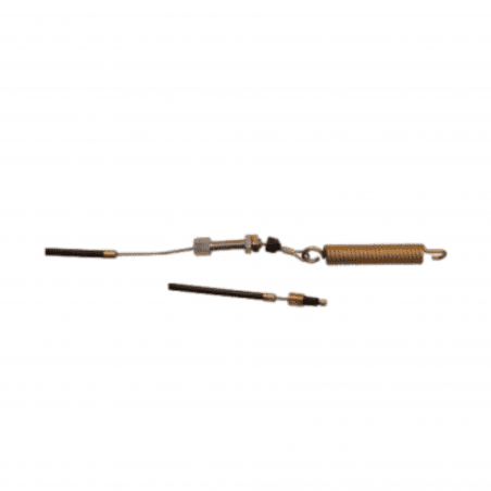 Câble d'embrayage tracteur tondeuse GGP, Castelgarden, TC102, TC122, 82004606/0,182004606/1 - DS - Câble, ressort, tige, collier