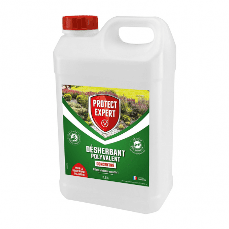 Désherbant polyvalent concentré 2.5L Protect Expert - PROTECT EXPERT - Désherbage alternatif - Jardin Affaires