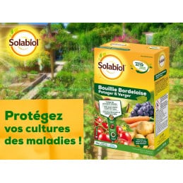 Bordeaux-Mischung Gemüsegarten Obstgarten Solabiol 800G - Solabiol - Den Garten pflegen - Jardinaffaires