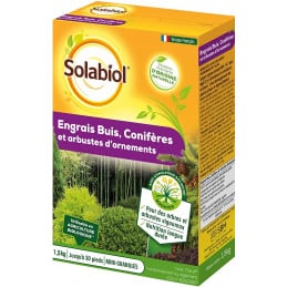 Concime organico per cespugli, conifere e arbusti ornamentali Solabiol 1,5KG - Solabiol - Cura il giardino - Jardinaffaires
