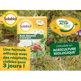 Anti limaces et escargots bio Solabiol 750G - Solabiol - Pièges anti-nuisibles - Jardin Affaires 