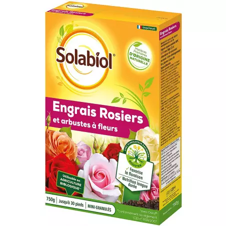 Engrais Bio Rosiers et Arbustes Solabiol SOROSY15 1.5 kg - Solabiol - Entretenir le jardin - Jardin Affaires 