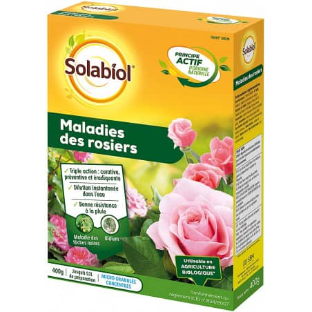 Fongicide Maladies des rosiers Solabiol SOTHIO400 400g