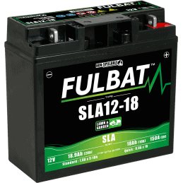 BATTERIE SLA 12-18 ETANCHE 12V 21.1 Ah 182-77-168 - / + - FULBAT - Batterie - Jardin Affaires