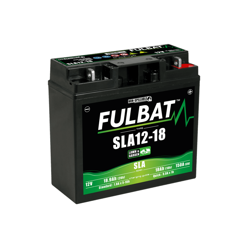 BATTERIE SLA 12-18 ETANCHE 12V 21.1 Ah 182-77-168 - / +