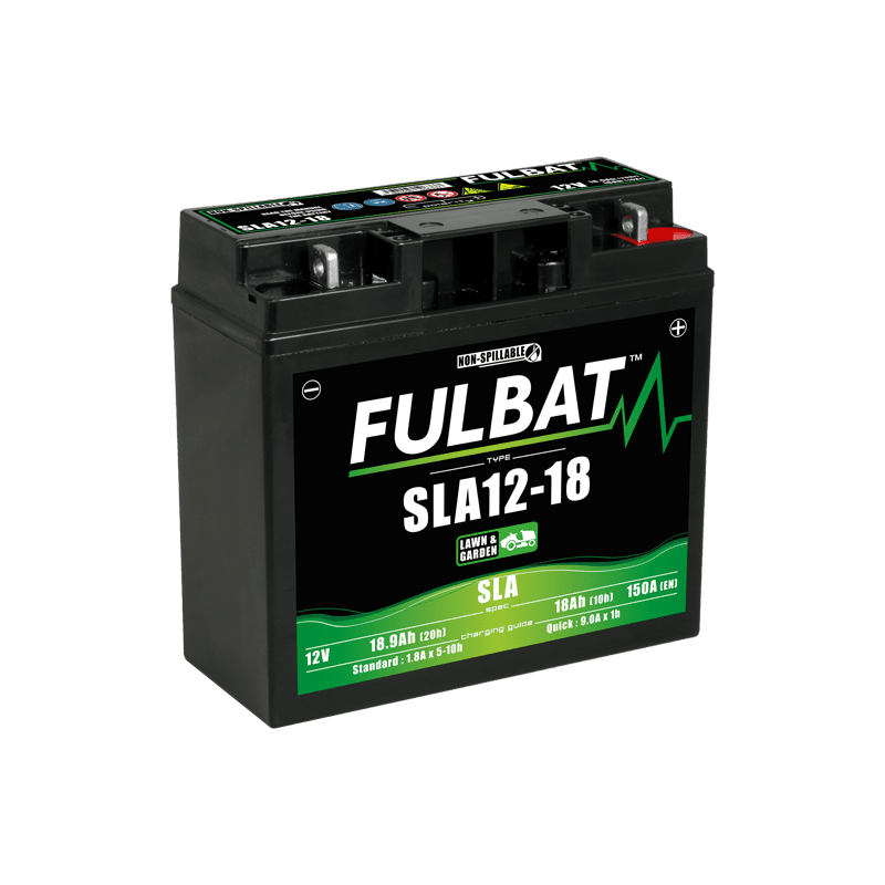 BATTERIJ SLA 12-18 WATERDICHT 12V 21.1 Ah 182-77-168 - / +