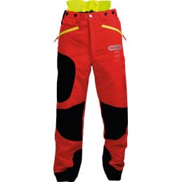 Pantalon de protection WAIPOUA Rouge OREGON 295469 - OREGON - Vêtement de travail - Jardin Affaires