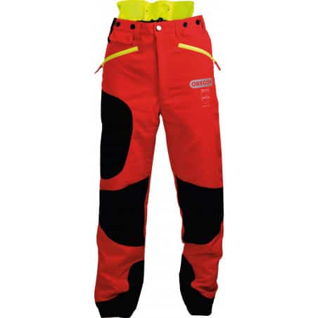 Pantalón de protección WAIPOUA Rojo OREGON - OREGON - Ropa de trabajo - Jardín Negocios 
