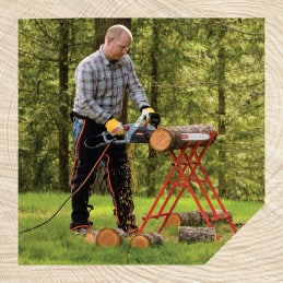 Chevalet de sciage rouge Oregon 584145 - OREGON - Outillage forestier - Jardin Affaires