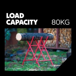 Chevalet de sciage rouge Oregon 584145 - OREGON - Outillage forestier - Jardin Affaires