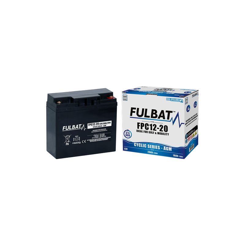 Batería FPC12-20 Fulbat 12V, 20Ah