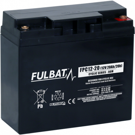 Batería FPC12-20 Fulbat 12V, 20Ah