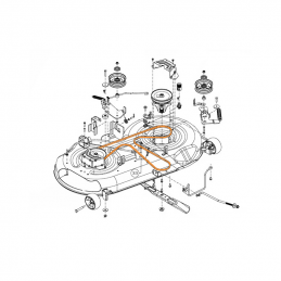 Blade belt for cutting deck