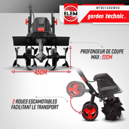 Cheap electric tiller