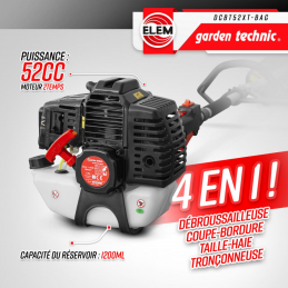 Motor de 52 CC para herramienta 4 en 1.