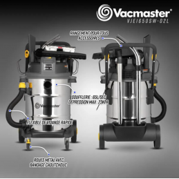 aspirateur eau et poussière elem technic