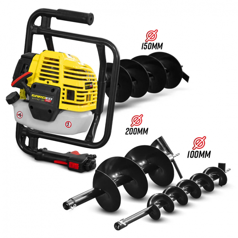 Gardeo PRO GTT52-3D 52 CC Petrol Auger Gardeo PRO GTT52-3D 52 CC Petrol Auger