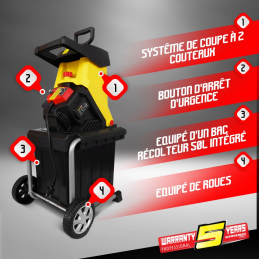 Gardeo efficient plant shredder