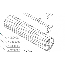 Kit Rodillo Rejilla ROTEX 150 Del Morino