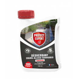 Protect Expert diserbante concentrato per piccoli cortili e vialetti 700 ml - Protect Expert - Cura il giardino - Jardinaffaires