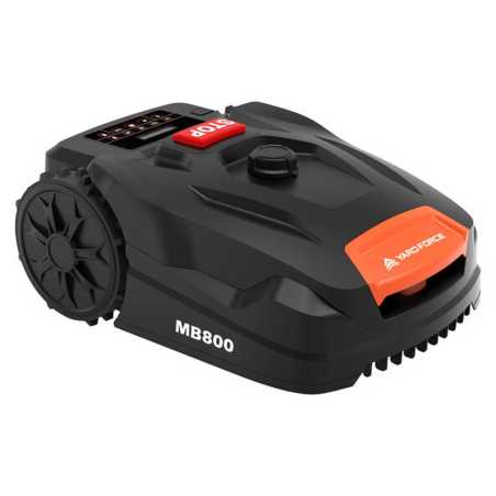 Robot cortacésped Yard Force MB 800 + Estación de carga Shelter - Jardín empresarial