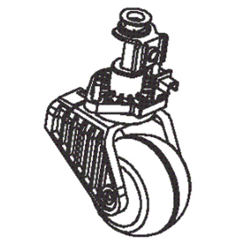 Voorwiel voor Yard Force Compact 280R en 400Ri Robot Voorwiel voor Yard Force Compact 280R en 400Ri Robot