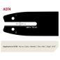 Chainsaw Chain Guide 160SDEA074 Guide: 40 cm Pitch: 3/8" Gauge: 1.3 Links: 55 SingleRivet